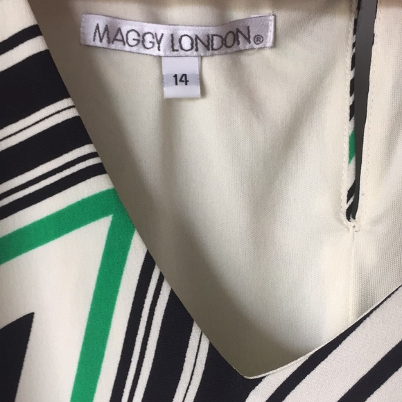 Maggy London size 14 summer wedding dress - Picture 4 of 6